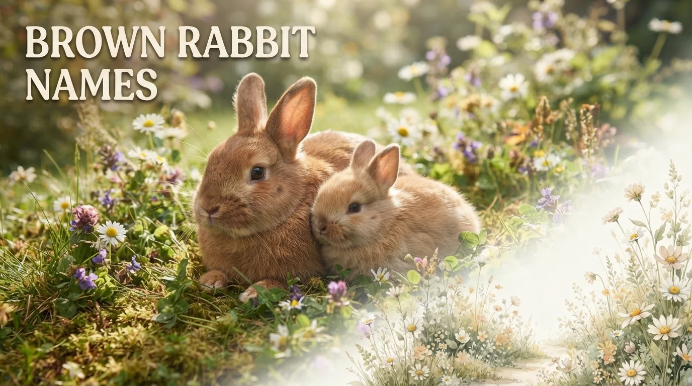 adorable brown rabbit names names generator