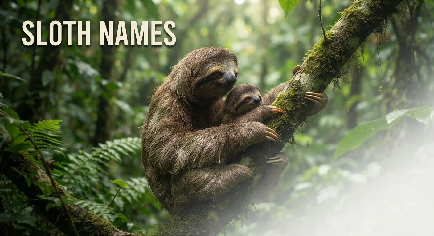 adorable sloth names names generator
