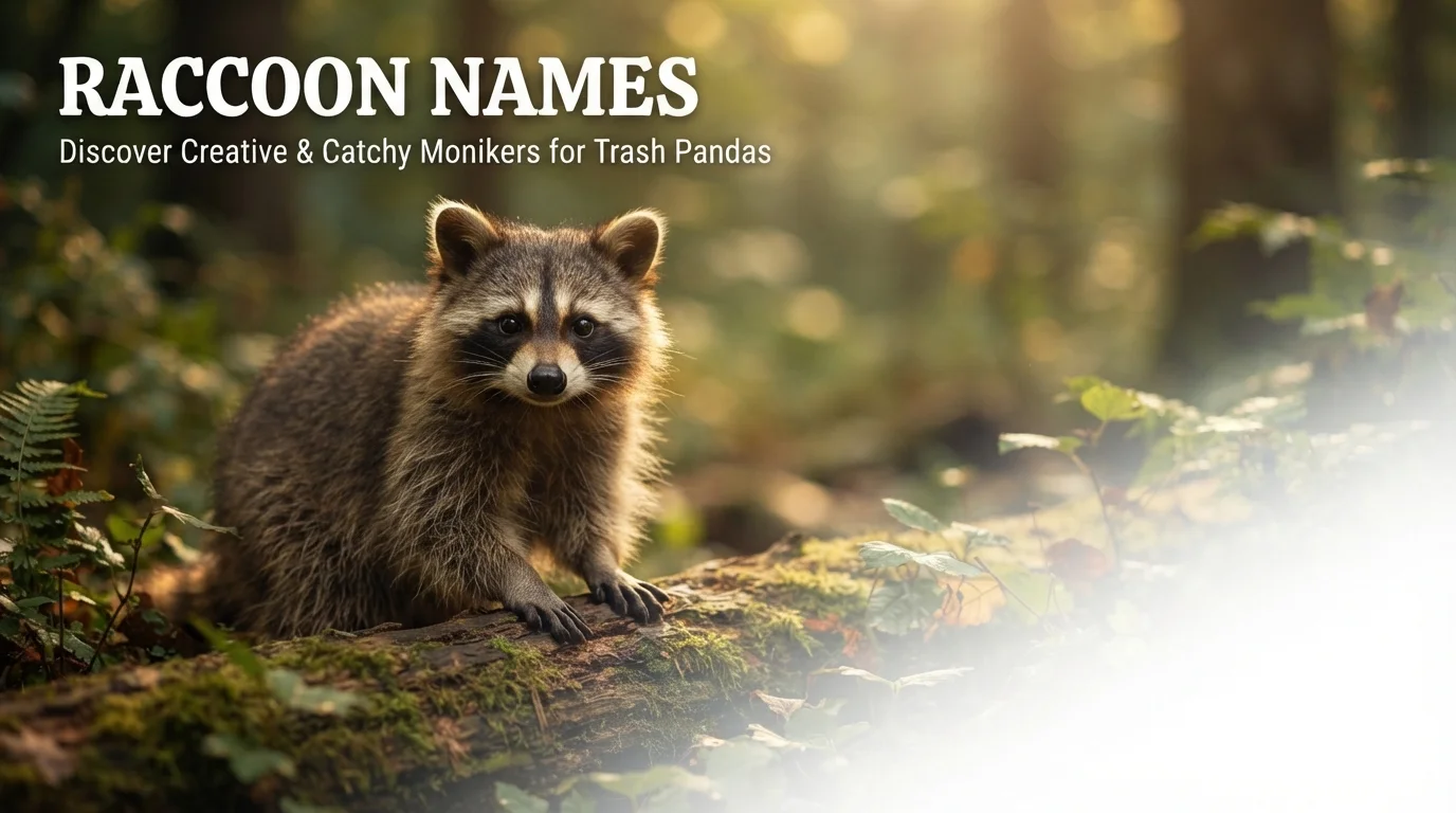 clever raccoon names names generator