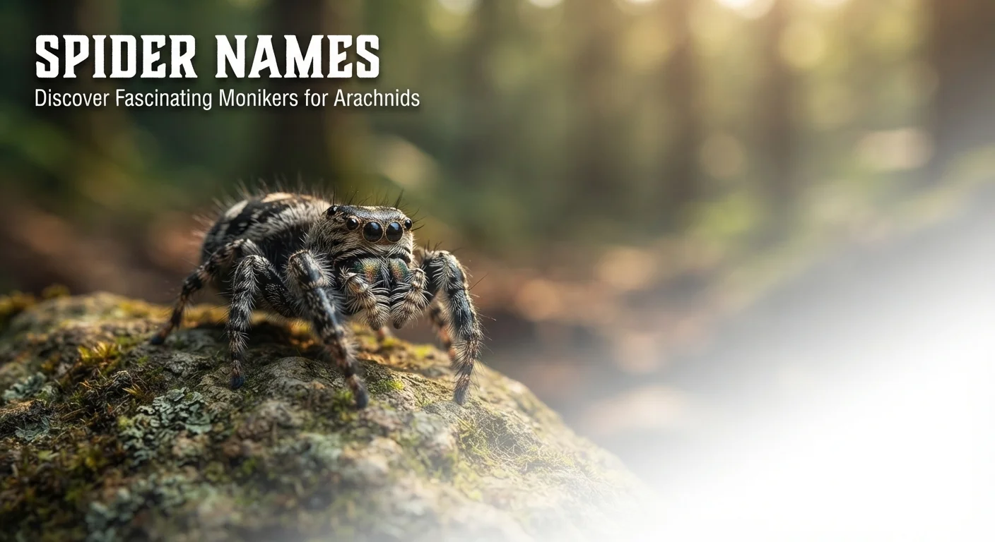 creepy creative spider names names generator