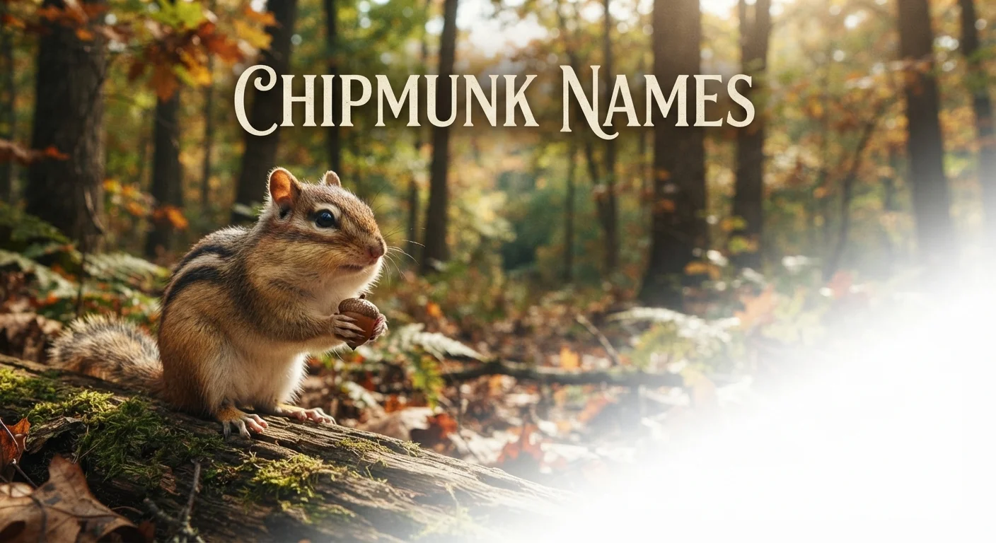 cute chipmunk names names generator