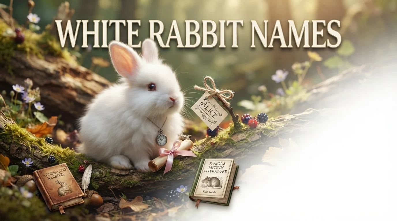 elegant white rabbit names names generator