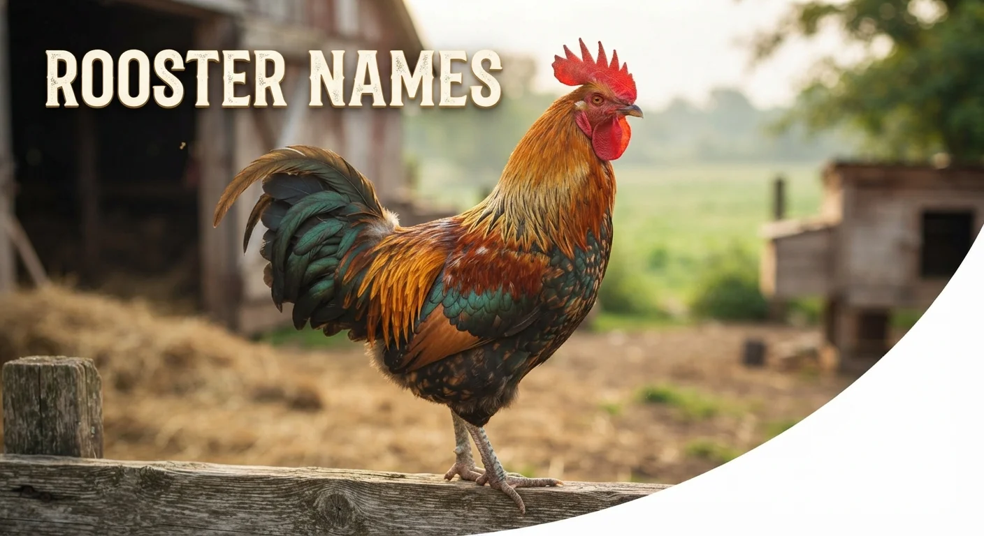 funny creative rooster names names generator