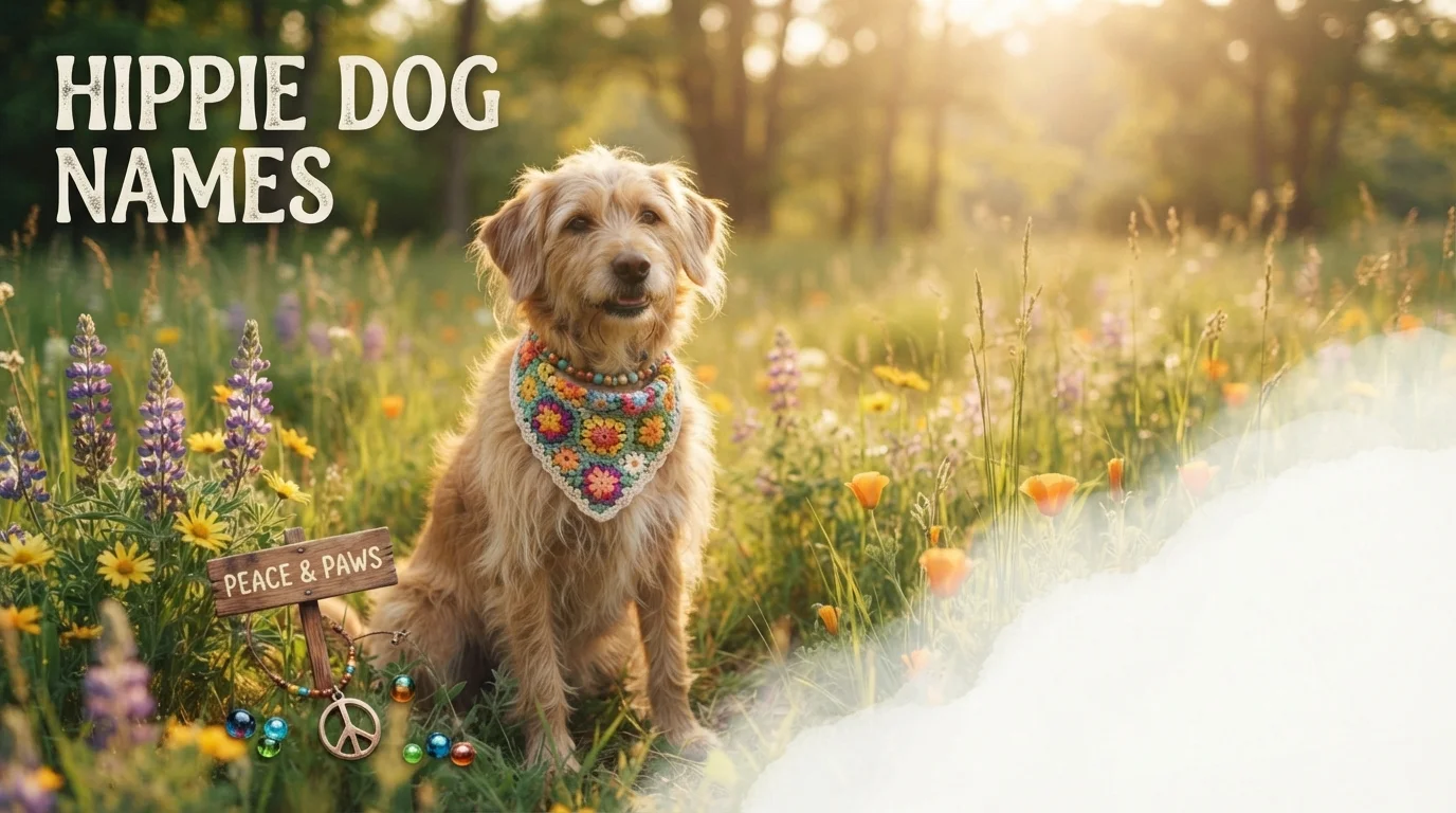 groovy hippie dog names names generator