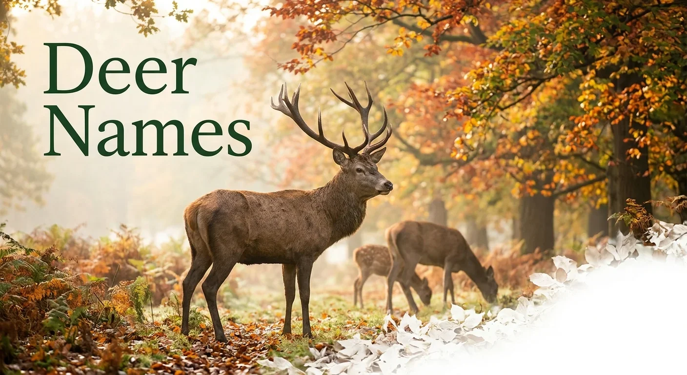 majestic deer names every gentle spirit