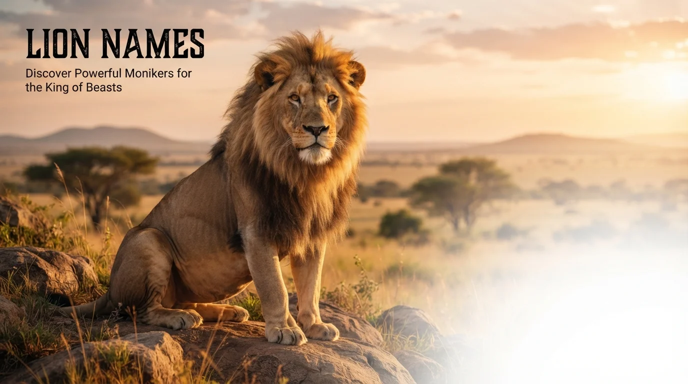 majestic lion names name generator