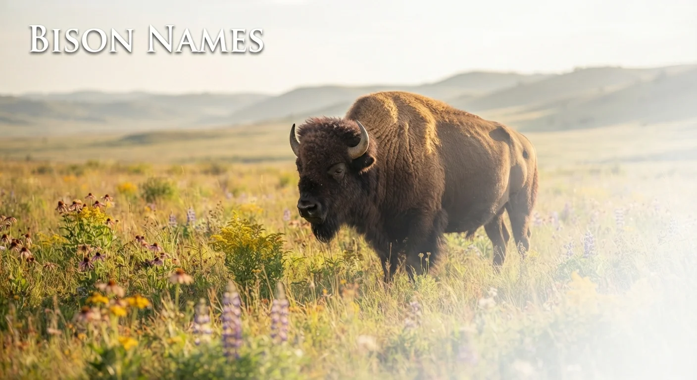 powerful bison names names generator
